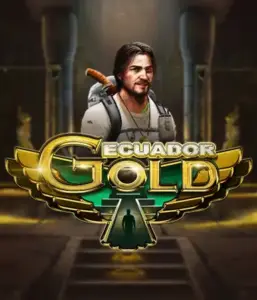 ELK Studios' Ecuador Gold slot displayed with its lush jungle backdrop and symbols of South American culture. The visual emphasizes the slot's dynamic gameplay and up to 262,144 ways to win, complemented with its rich, detailed graphics, making it an enticing choice for those interested in adventurous slots.